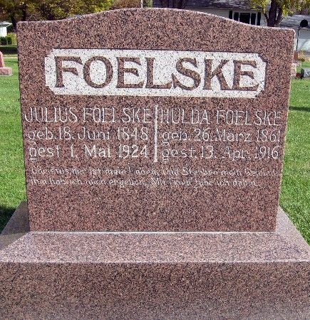 FOELSKE, HULDA - Bremer County, Iowa | HULDA FOELSKE 