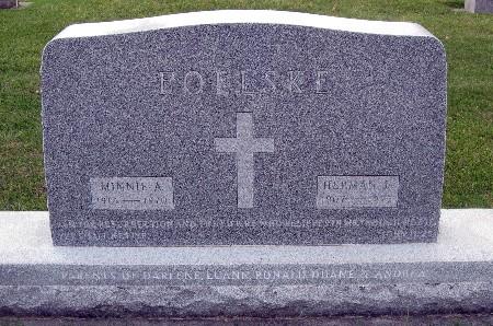 FOELSKE, MINNIE A - Bremer County, Iowa | MINNIE A FOELSKE 