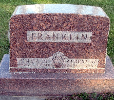 FRANKLIN, EMMA M - Bremer County, Iowa | EMMA M FRANKLIN 