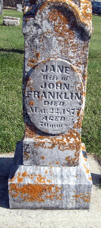 FRANKLIN, JANE - Bremer County, Iowa | JANE FRANKLIN 