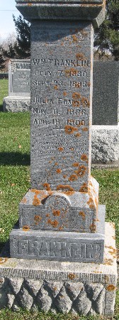 FRANKLIN, WILLIAM - Bremer County, Iowa | WILLIAM FRANKLIN 