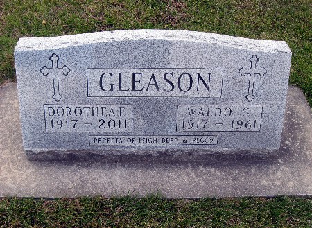 GLEASON, WALDO G - Bremer County, Iowa | WALDO G GLEASON 