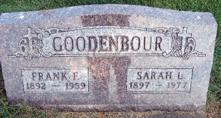 GOODENBOUR, FRANK F - Bremer County, Iowa | FRANK F GOODENBOUR 