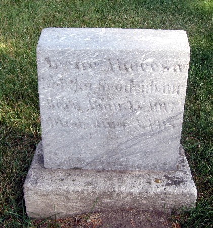 GOODENBOUR, ? THERESA BERTHA - Bremer County, Iowa | ? THERESA BERTHA GOODENBOUR 