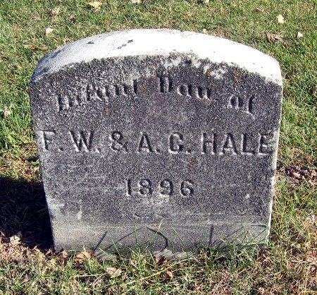 HALE, INFANT DAUGHTER - Bremer County, Iowa | INFANT DAUGHTER HALE 
