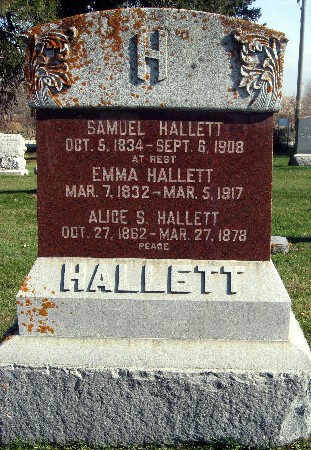 HALLETT, EMMA - Bremer County, Iowa | EMMA HALLETT 
