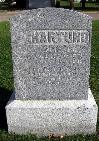 HARTUNG, WILHELM H - Bremer County, Iowa | WILHELM H HARTUNG 