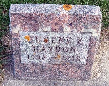 HAYDON, EUGENE F - Bremer County, Iowa | EUGENE F HAYDON 