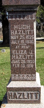 HAZLITT, ELIZA J - Bremer County, Iowa | ELIZA J HAZLITT 