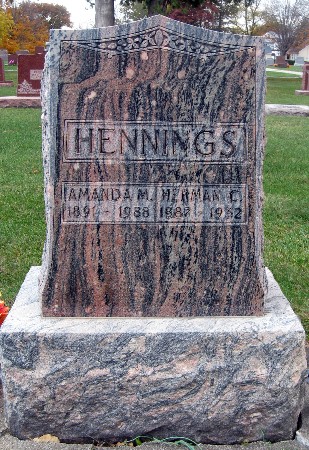 HENNINGS, HERMAN C - Bremer County, Iowa | HERMAN C HENNINGS 
