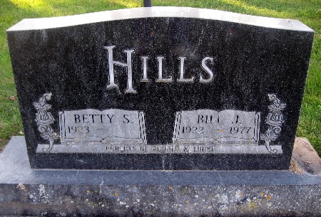 HILLS, BILL J - Bremer County, Iowa | BILL J HILLS 