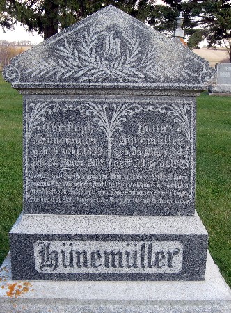 HUNEMULLER, JULIA - Bremer County, Iowa | JULIA HUNEMULLER 