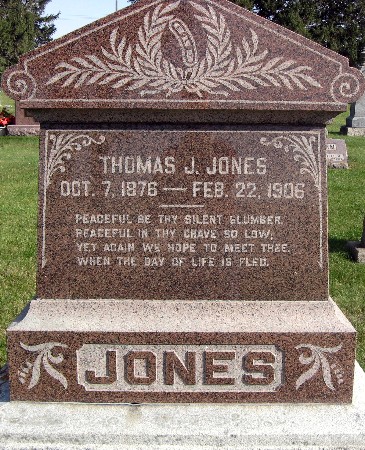 JONES, THOMAS J - Bremer County, Iowa | THOMAS J JONES 