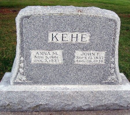 KEHE, ANNA M - Bremer County, Iowa | ANNA M KEHE 