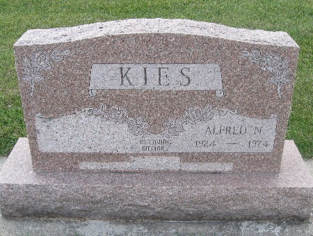 KIES, ALFRED N - Bremer County, Iowa | ALFRED N KIES 
