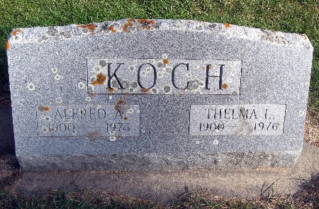 KOCH, ALFRED A - Bremer County, Iowa | ALFRED A KOCH 
