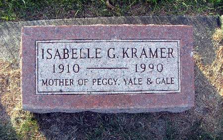 KRAMER, ISABELLE G - Bremer County, Iowa | ISABELLE G KRAMER 