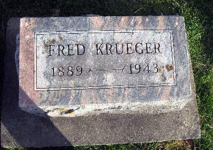 KRUEGER, FRED - Bremer County, Iowa | FRED KRUEGER 
