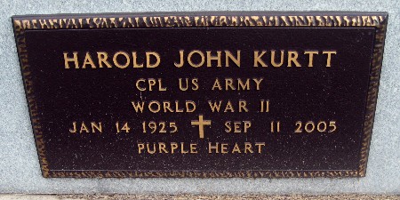 KURTT, HAROLD JOHN - Bremer County, Iowa | HAROLD JOHN KURTT 
