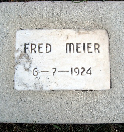 MEIER, FRED - Bremer County, Iowa | FRED MEIER 