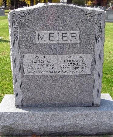 MEIER, LOUISE C - Bremer County, Iowa | LOUISE C MEIER 