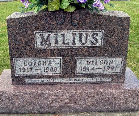 MILIUS, LORENA - Bremer County, Iowa | LORENA MILIUS 