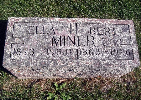 MINER, ELLA - Bremer County, Iowa | ELLA MINER 
