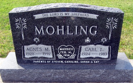 MOHLING, AGNES M - Bremer County, Iowa | AGNES M MOHLING 