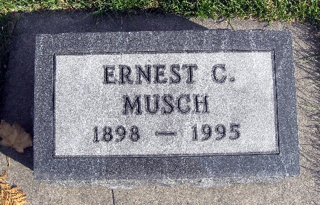 MUSCH, ERNEST C - Bremer County, Iowa | ERNEST C MUSCH 