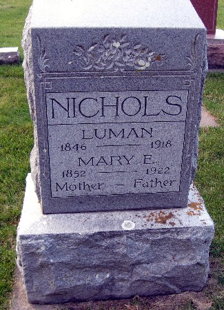 NICHOLS, LUMAN - Bremer County, Iowa | LUMAN NICHOLS 
