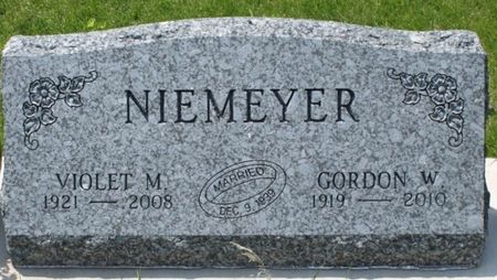 NIEMEYER, GORDON W - Bremer County, Iowa | GORDON W NIEMEYER 