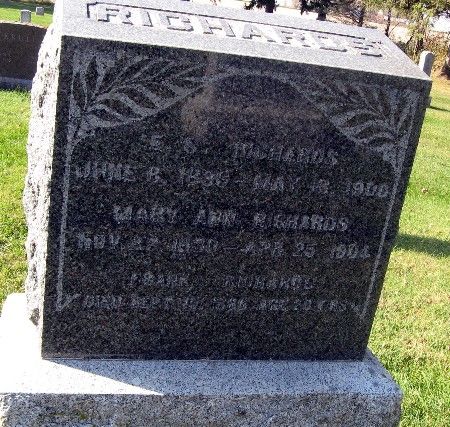 RICHARDS, FRANK - Bremer County, Iowa | FRANK RICHARDS 