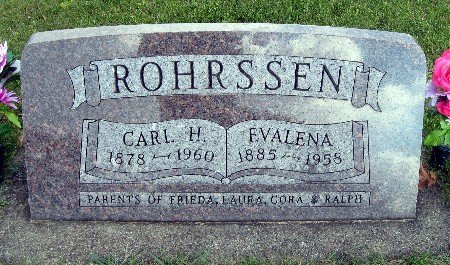 ROHRSSEN, CARL H - Bremer County, Iowa | CARL H ROHRSSEN 