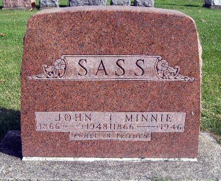 SASS, MINNIE - Bremer County, Iowa | MINNIE SASS 