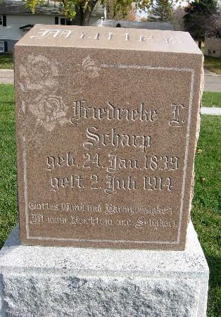 SCHARP, FRIEDRIEKE L - Bremer County, Iowa | FRIEDRIEKE L SCHARP 