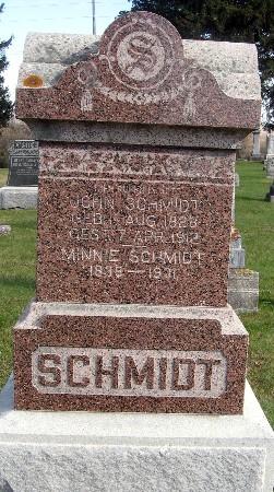 SCHMIDT, JOHN - Bremer County, Iowa | JOHN SCHMIDT 