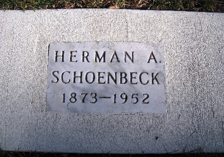 SCHOENBECK, HERMAN A - Bremer County, Iowa | HERMAN A SCHOENBECK 