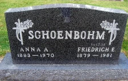 SCHOENBOHM, ANNA A. - Bremer County, Iowa | ANNA A. SCHOENBOHM 