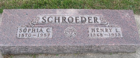 SCHROEDER, HENRY L - Bremer County, Iowa | HENRY L SCHROEDER 