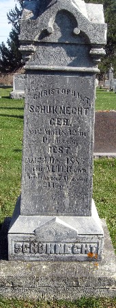 SCHUKNECHT, CHRISTOPH H T - Bremer County, Iowa | CHRISTOPH H T SCHUKNECHT 