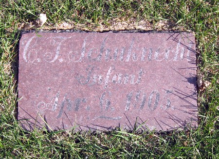 SCHUKNECHT, INFANT - Bremer County, Iowa | INFANT SCHUKNECHT 