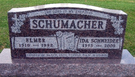 SCHUMACHER, ELMER - Bremer County, Iowa | ELMER SCHUMACHER 