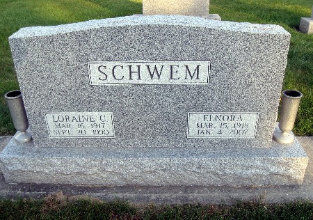 SCHWEM, LORAINE C - Bremer County, Iowa | LORAINE C SCHWEM 