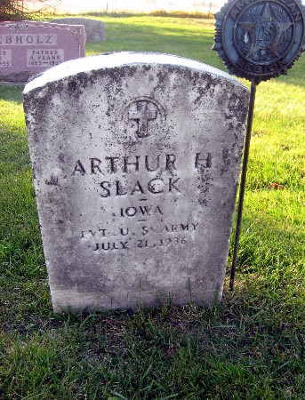 SLACK, ARTHUR H - Bremer County, Iowa | ARTHUR H SLACK 