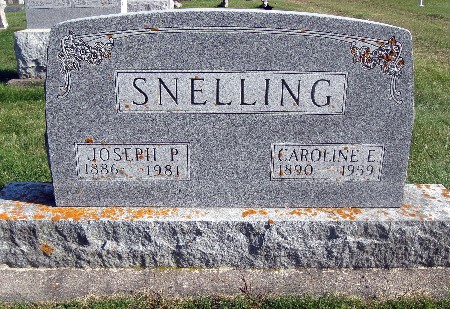 SNELLING, CAROLINE E - Bremer County, Iowa | CAROLINE E SNELLING 