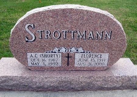 STROTTMANN, FLORENCE - Bremer County, Iowa | FLORENCE STROTTMANN 