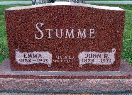 STUMME, EMMA - Bremer County, Iowa | EMMA STUMME 