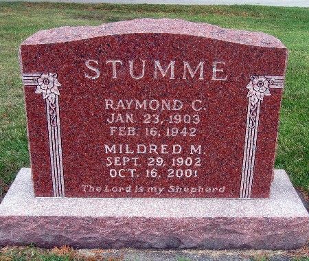 STUMME, MILDRED M - Bremer County, Iowa | MILDRED M STUMME 