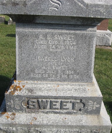 SWEET, ISABELL - Bremer County, Iowa | ISABELL SWEET 
