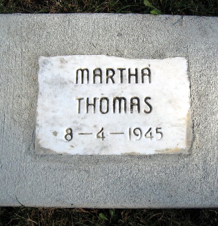 THOMAS, MARTHA - Bremer County, Iowa | MARTHA THOMAS 